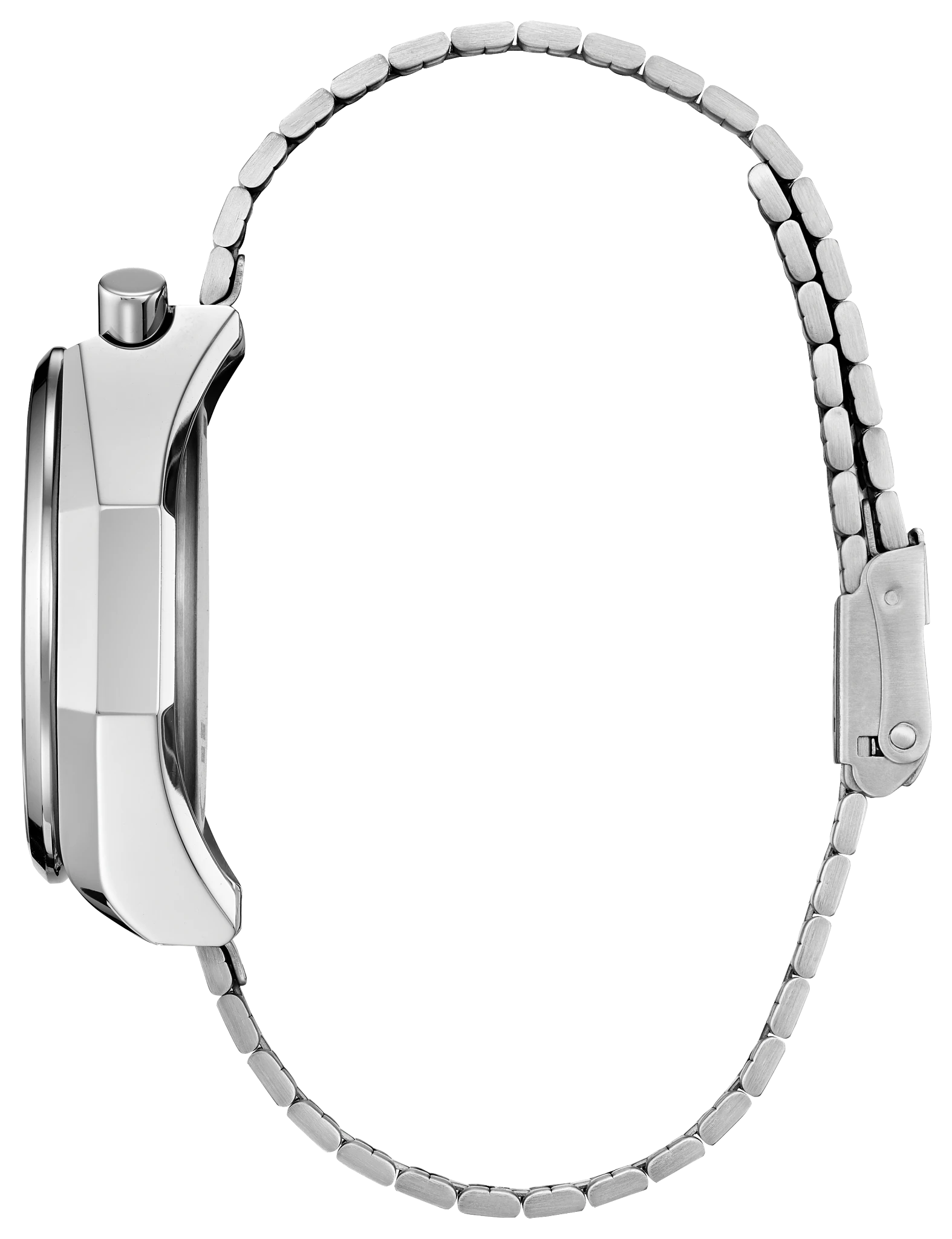 Tsuno Chrono Quartz Black Dial Stainless Steel Bracelet AN3700-54E